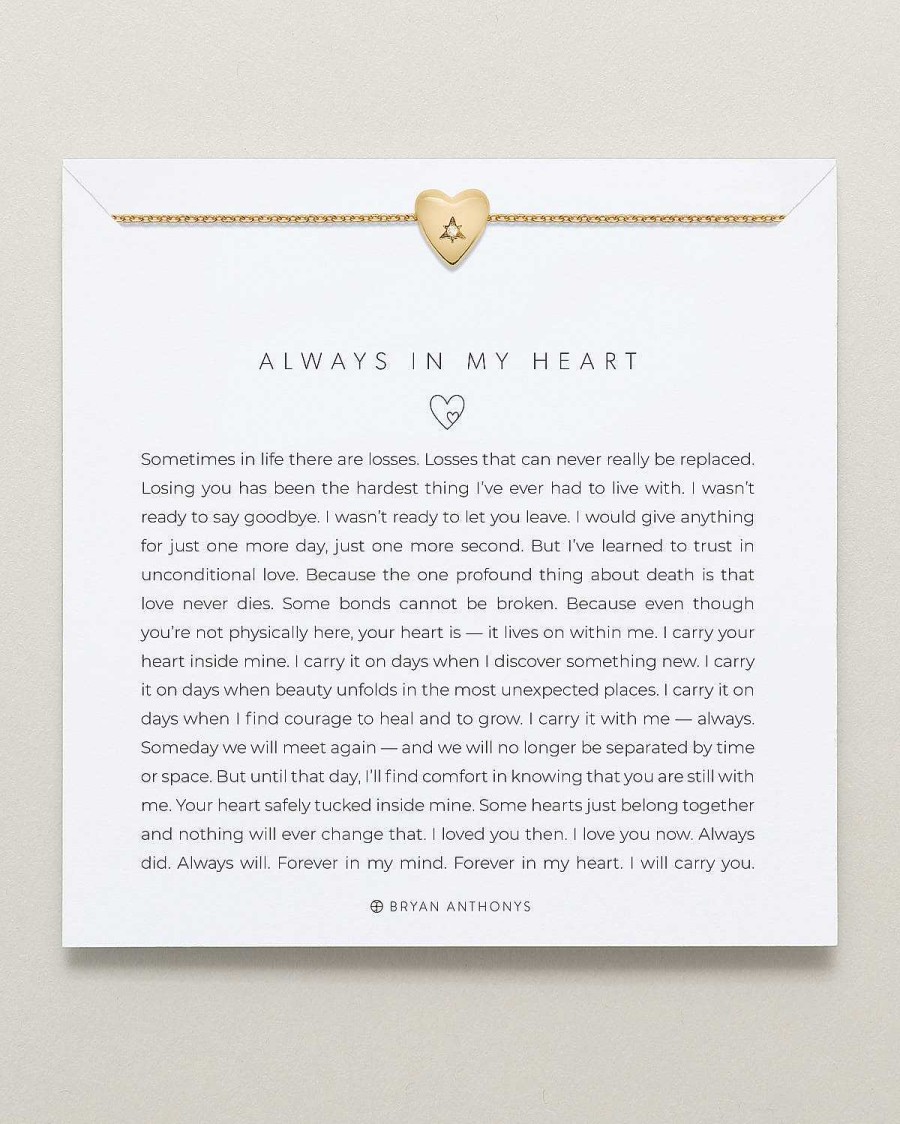 Necklaces Bryan Anthonys | Always In My Heart Icon Necklace