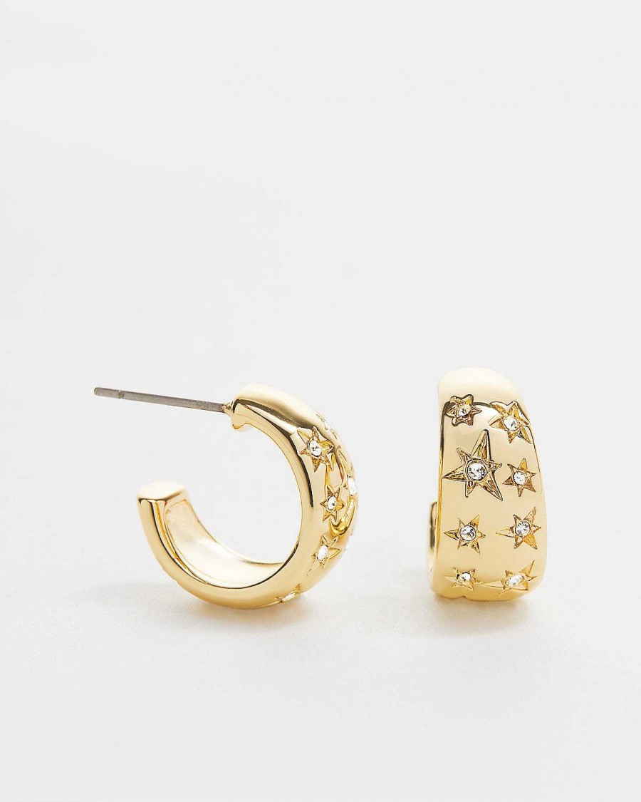 Earrings Bryan Anthonys | To The Moon And Back Hoop Earrings