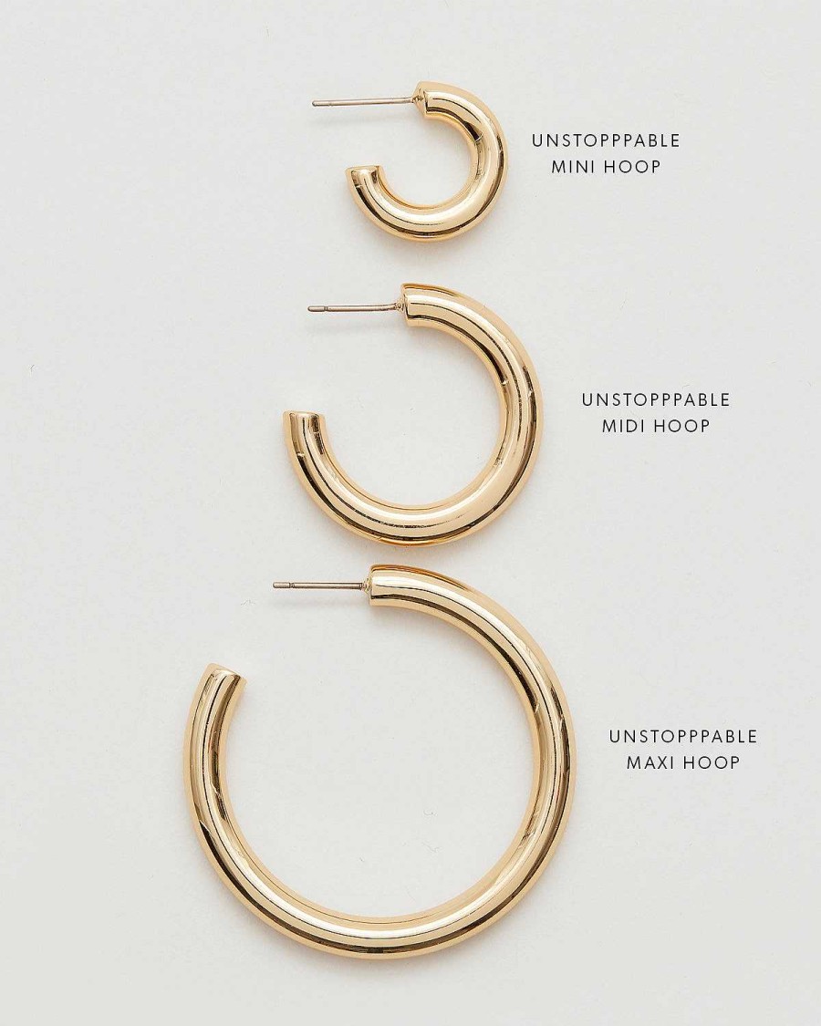 Earrings Bryan Anthonys | Unstoppable Midi Hoop Earrings