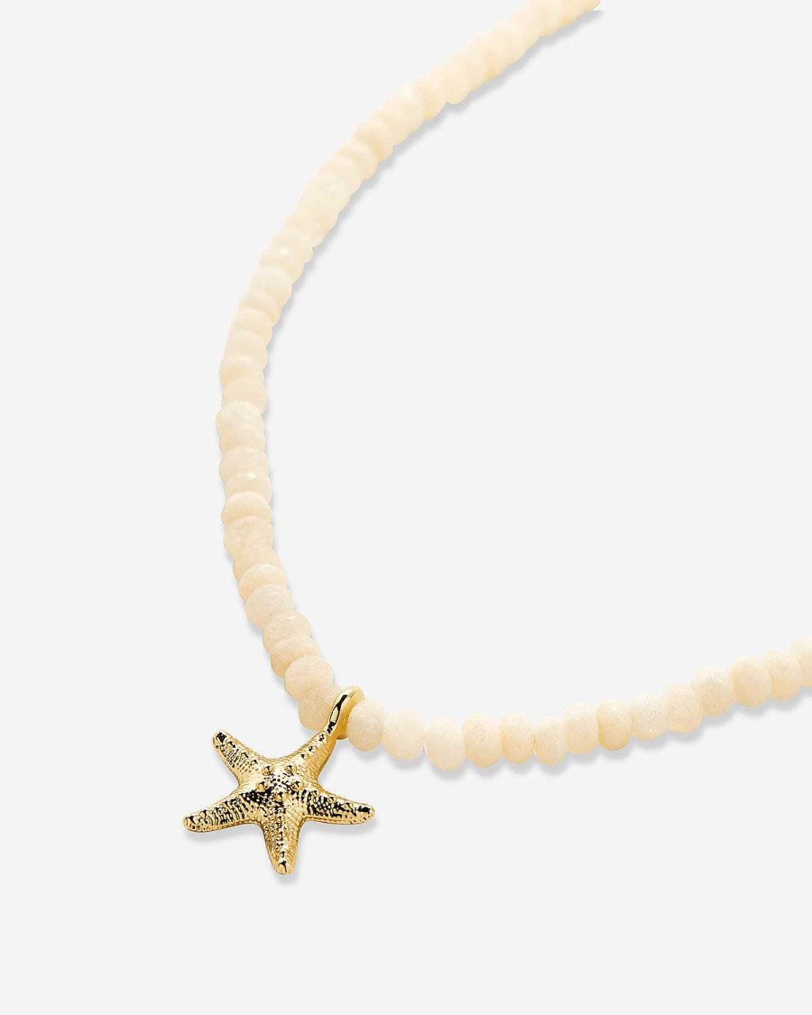 Necklaces Bryan Anthonys | Renew Beaded Necklace 14K Gold