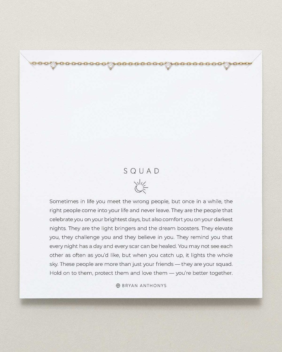 Necklaces Bryan Anthonys | Squad Crystal Necklace