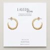 Earrings Bryan Anthonys | Woven Braided Hoop Earrings