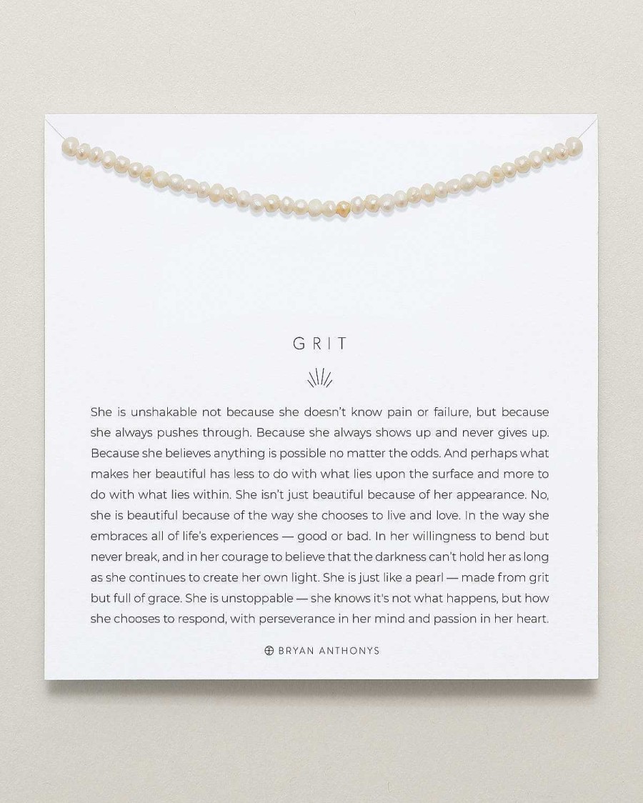 Anklets Bryan Anthonys | Grit Seed Pearl Anklet 14K Gold