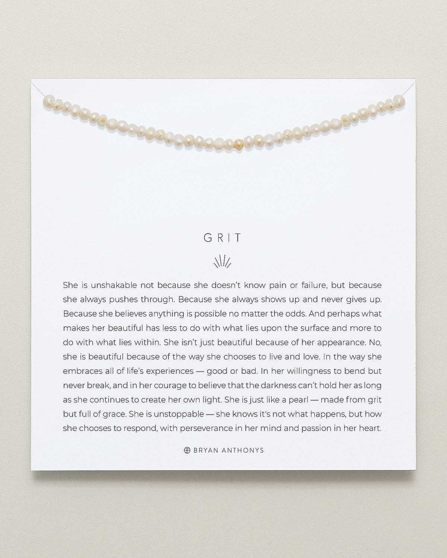 Bracelets Bryan Anthonys | Grit Seed Pearl Bracelet 14K Gold