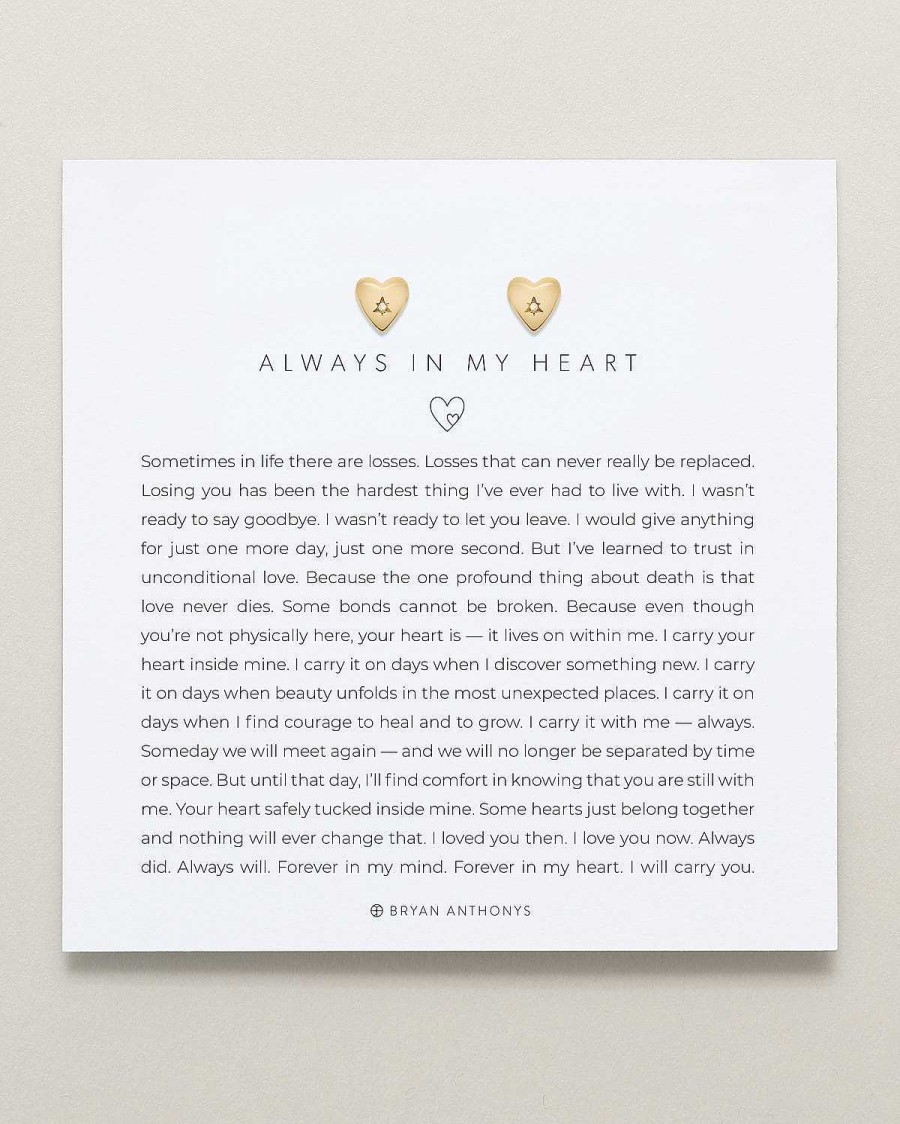 Earrings Bryan Anthonys | Always In My Heart Icon Stud Earrings