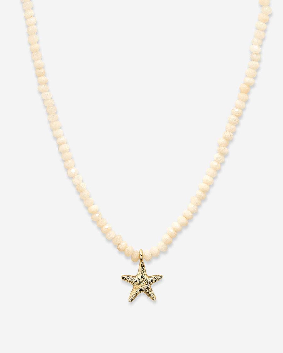 Necklaces Bryan Anthonys | Renew Beaded Necklace 14K Gold