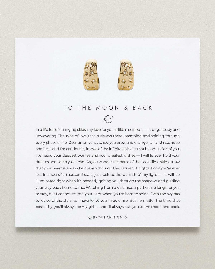 Earrings Bryan Anthonys | To The Moon And Back Hoop Earrings